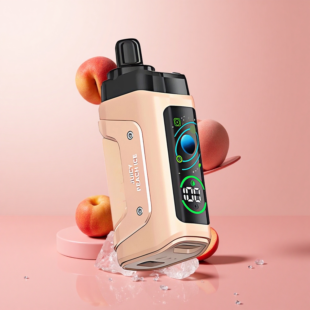 Razz Bar 45000 Puffs Disposable Vape Juicy Peach Ice with Adjustable Airflow