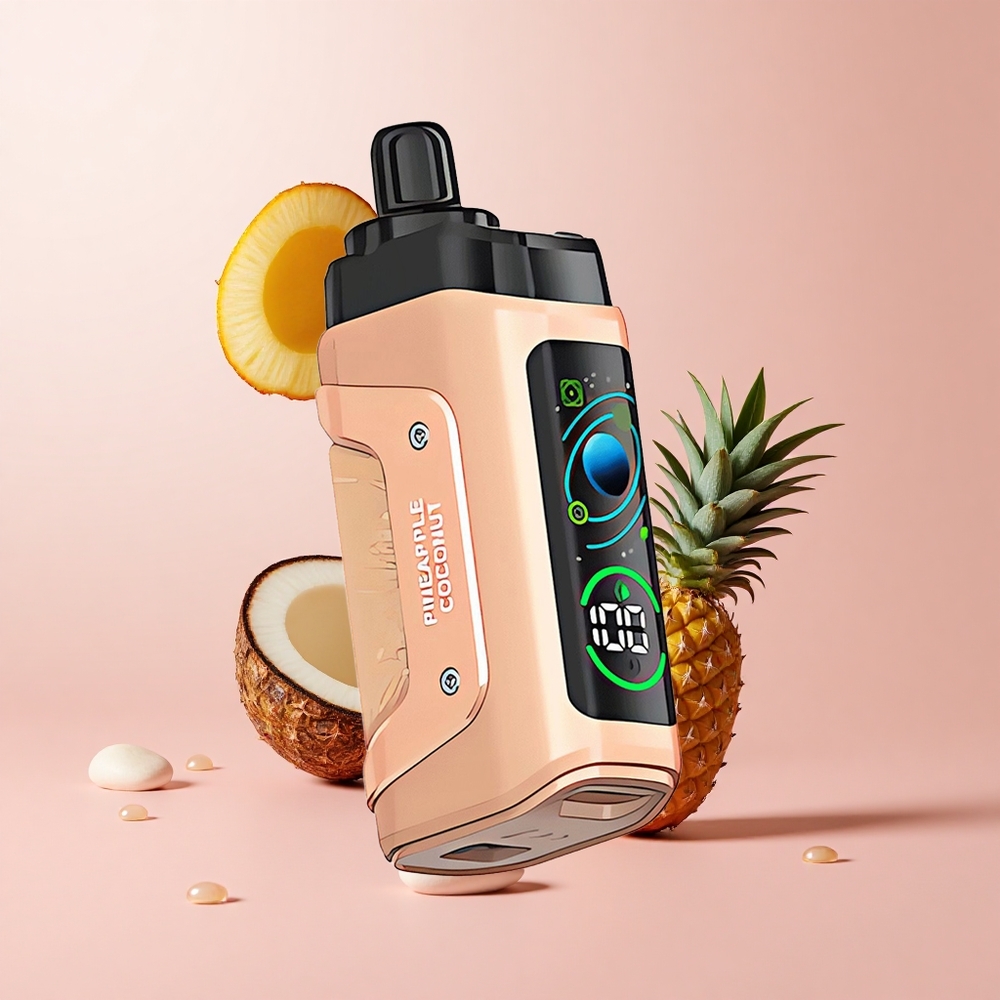 Razz Bar 45000 Puffs Disposable Vape Pineapple Coconut Adjustable Airflow