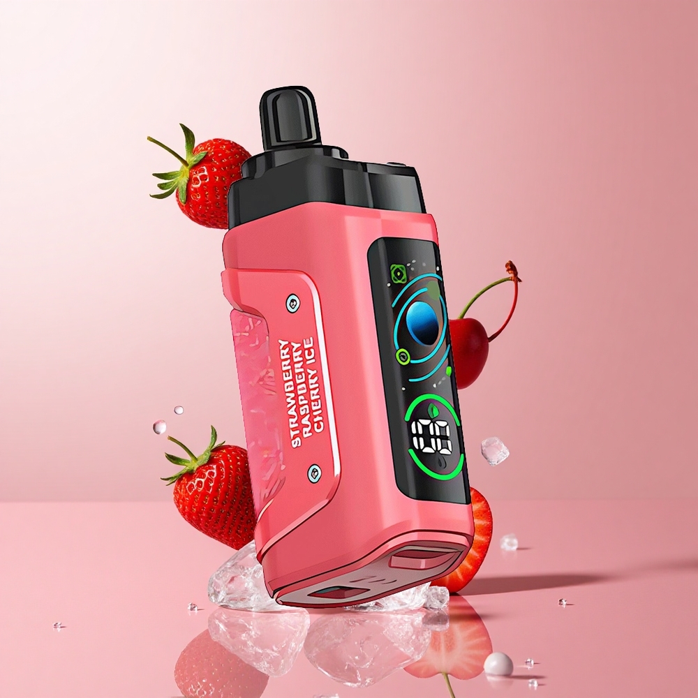 Razz Bar 45000 Puffs Disposable Vape Strawberry Cherry Ice Adjustable Airflow