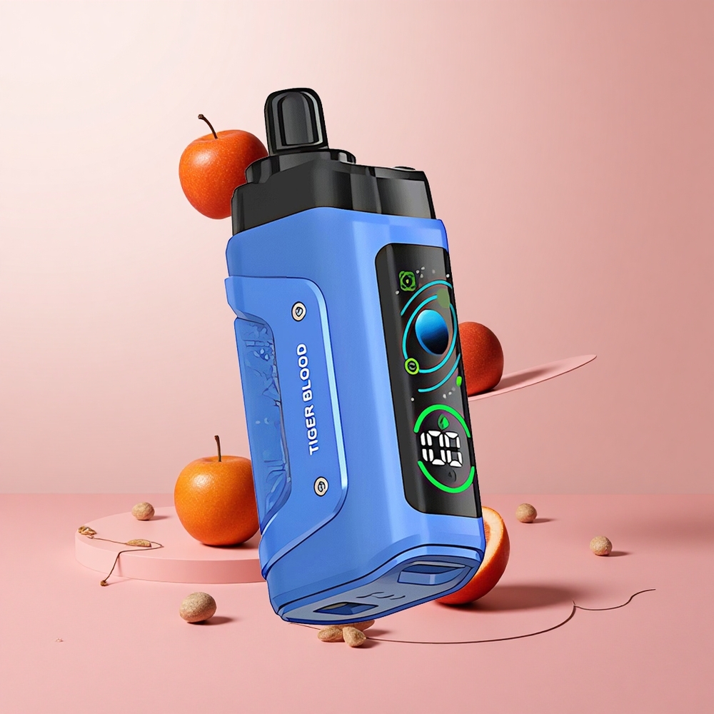 Razz Bar 45000 Puffs Disposable Vape Tiger Blood Adjustable Airflow