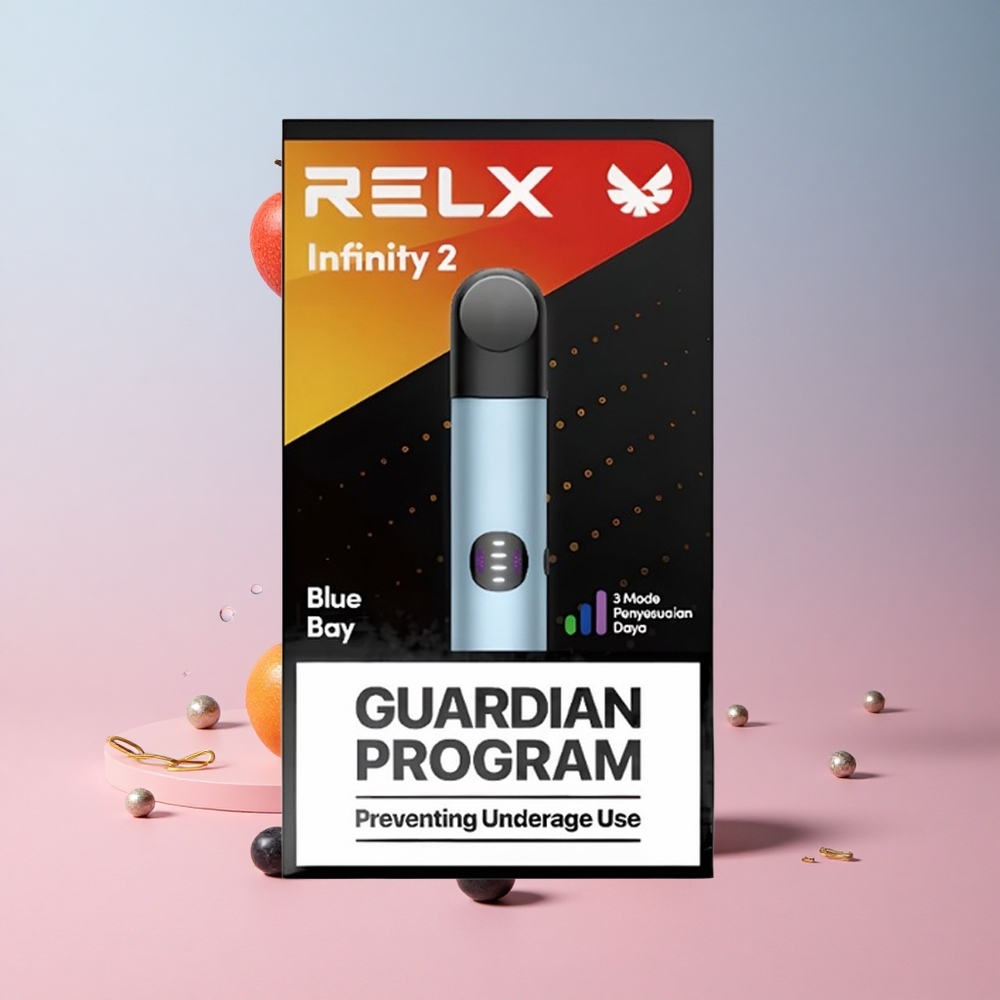 RELX Infinity 2 650 Puffs Blue Vape Device with USB Type-C