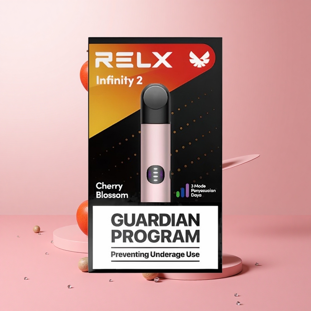 RELX Infinity 2 650 Puffs Pink Metallic Vape Device