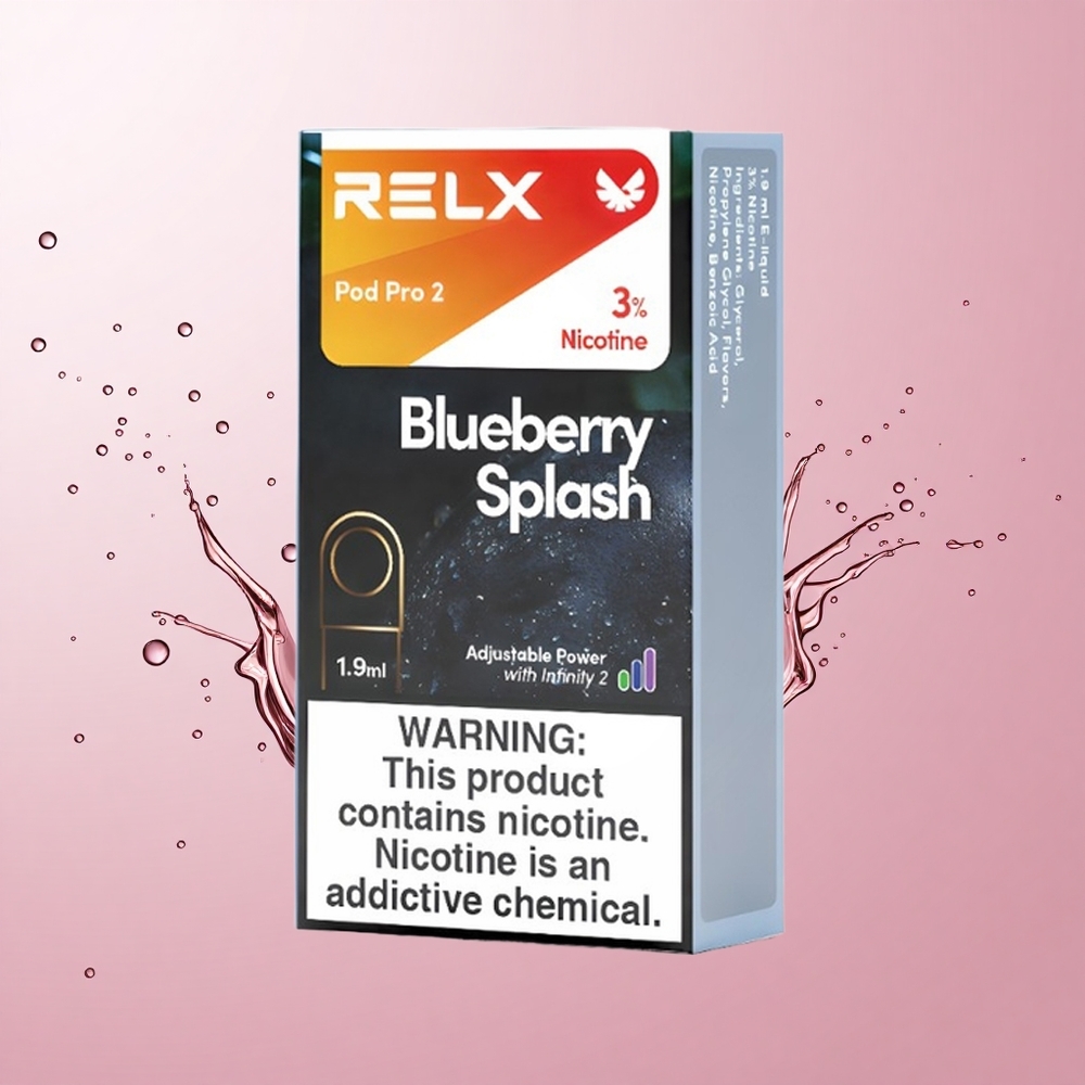 RELX Pod Pro 2 600 Puffs Blueberry Splash 1.9ml