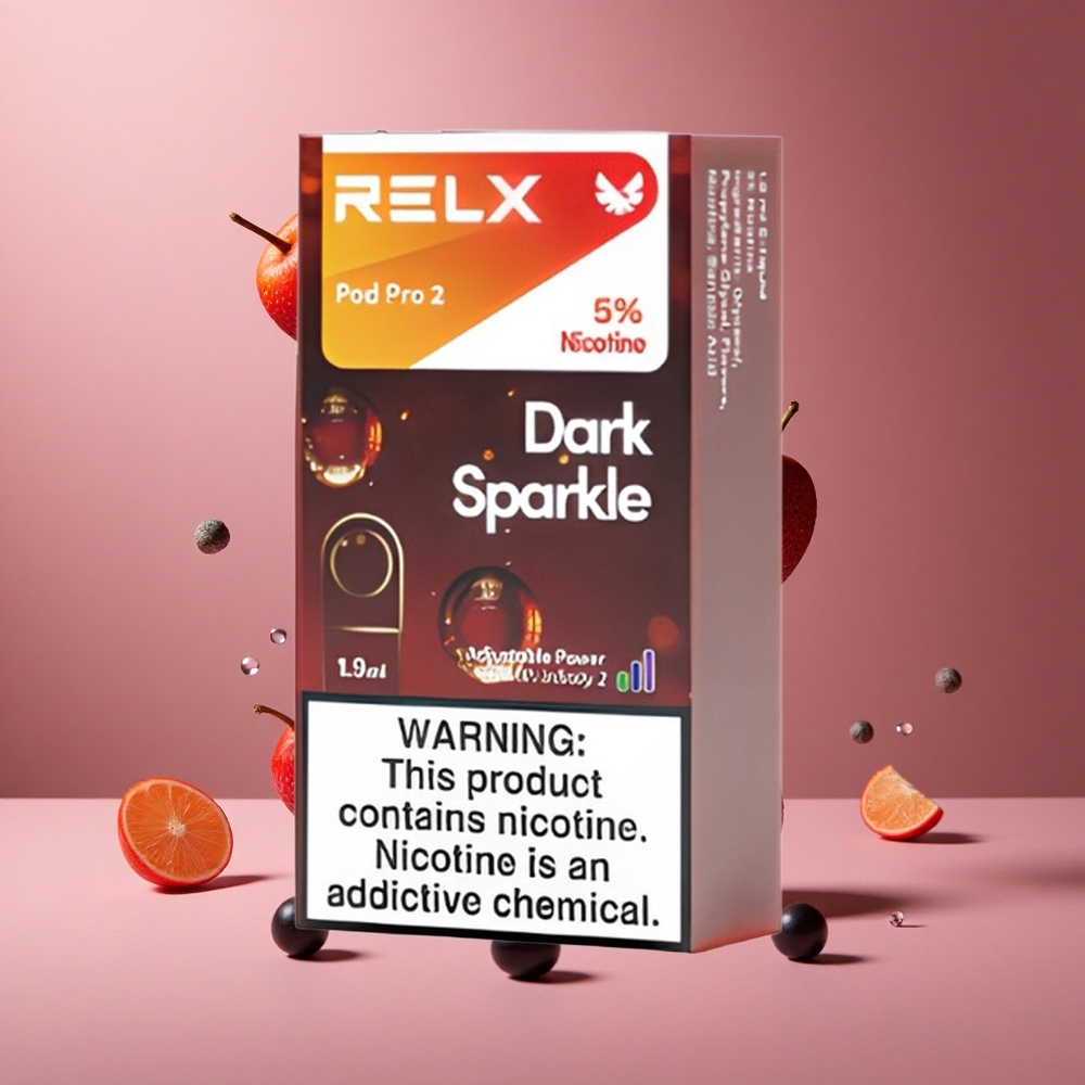 RELX Pod Pro 2 600 Puffs Dark Sparkle 5% Nicotine