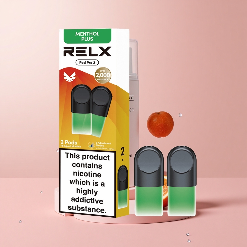RELX Pod Pro 2 600 Puffs Mint-Menthol Plus 1.9ml