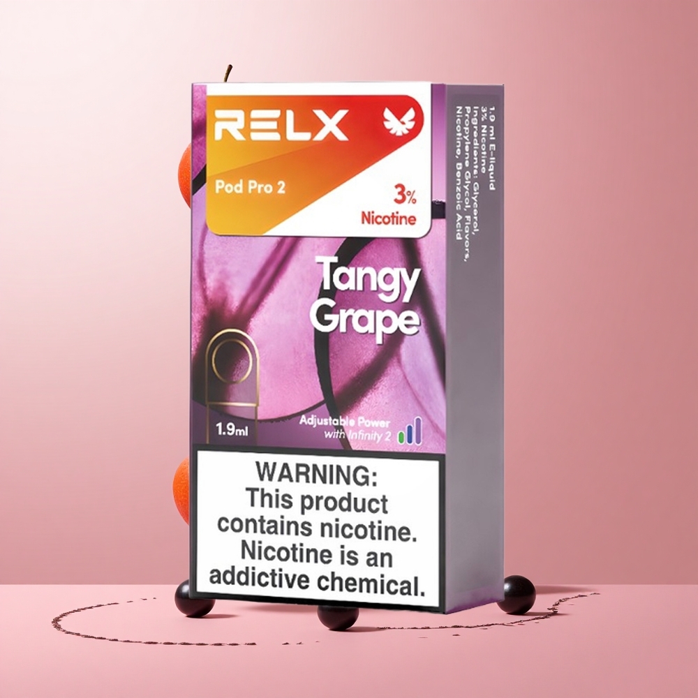 RELX Pod Pro 2 600 Puffs Tangy Grape 1.9ml