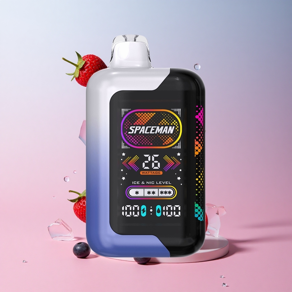 SMOK SPACEMAN SP40000 Blue Razz Ice Ultra-Large LED Disposable Vape