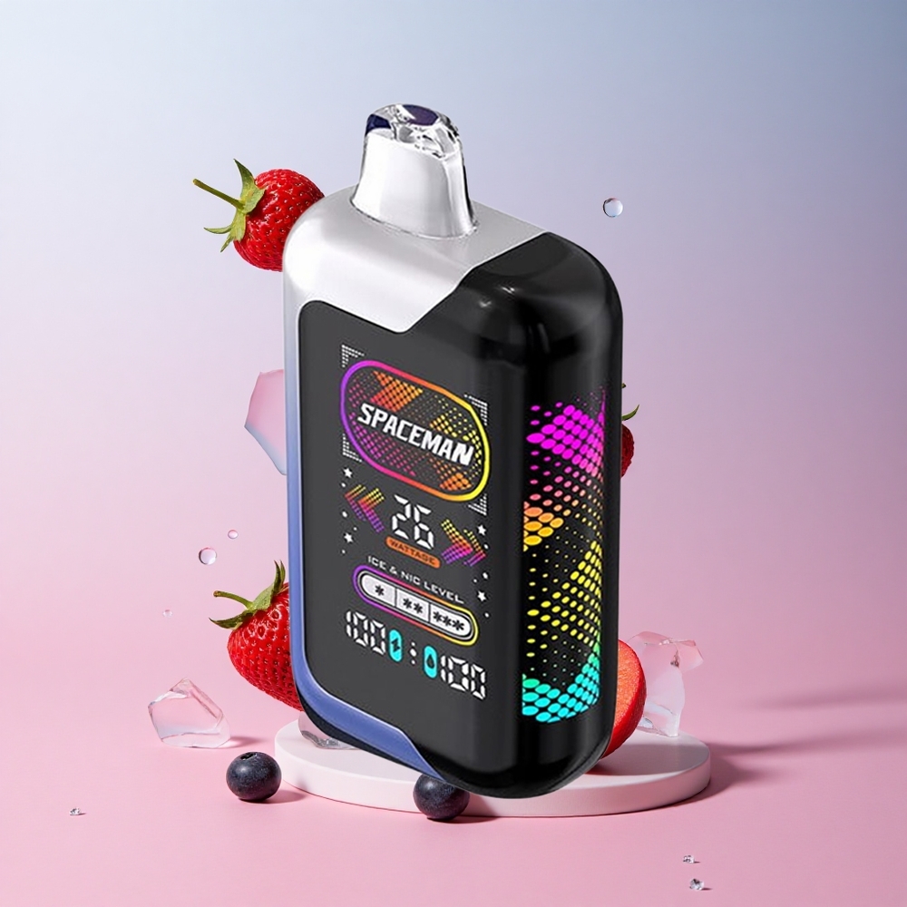 SMOK SPACEMAN SP40000 Blue Razz Ice Ultra-Large LED Disposable Vape