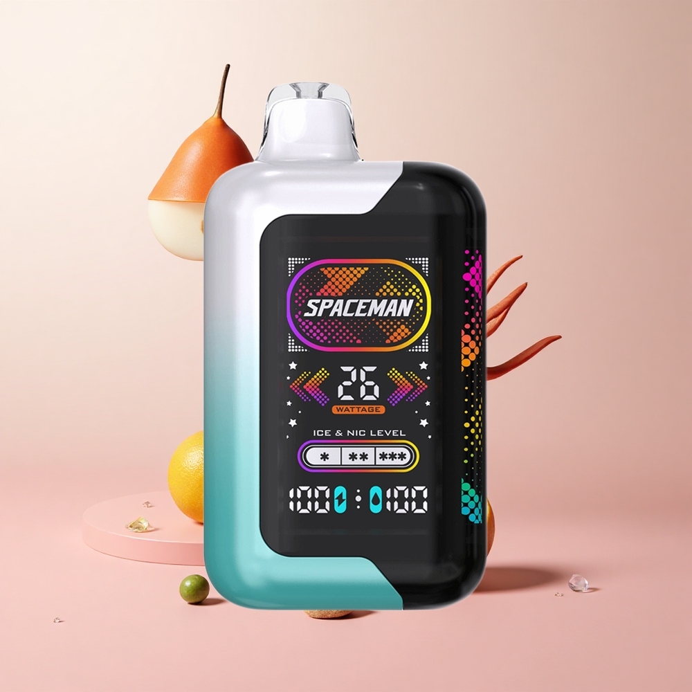 SMOK SPACEMAN SP40000 Fresh Mint Disposable Vape with 20mL eLiquid & Ultra-Large LED Screen